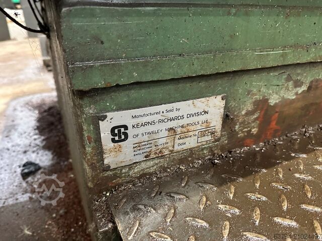 Table boring mill Kearns Richards SF125 Horizontal Borer