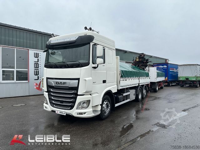 Truck mounted crane DAF XF480FAN*Baustoffkomplettzug*Lift/Lenk*Retarder