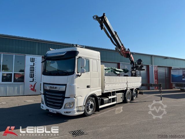 Truck mounted crane DAF XF480FAN*Baustoffkomplettzug*Lift/Lenk*Retarder