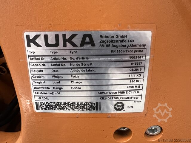 Industrial robot KUKA KR 240 R2700 prime
