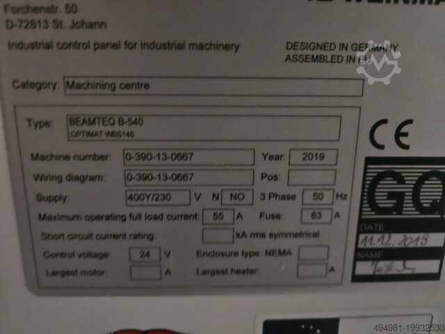 Carpentry machine Weinmann Weinmann B-540