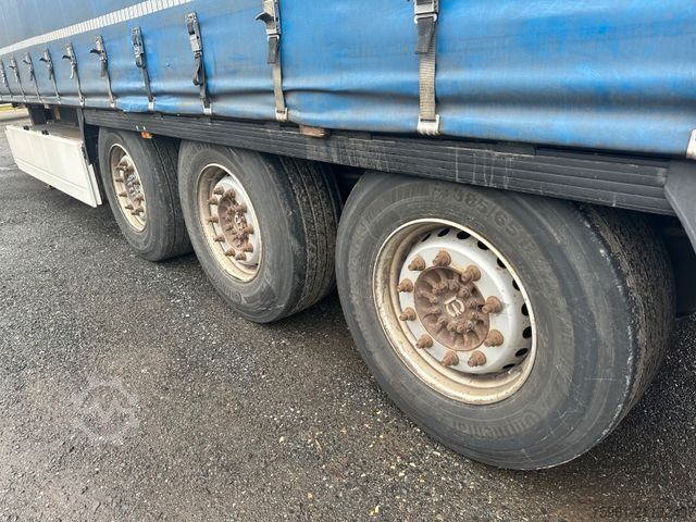 Auflieger mit Pritsche & Plane KRONE SD DA Schiebeplane Curtainsider