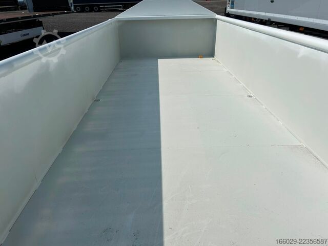 Auflieger-Wechselfahrgestell  Gerbacht Abrollcontainer 15m³ Schwarz oder Weiß