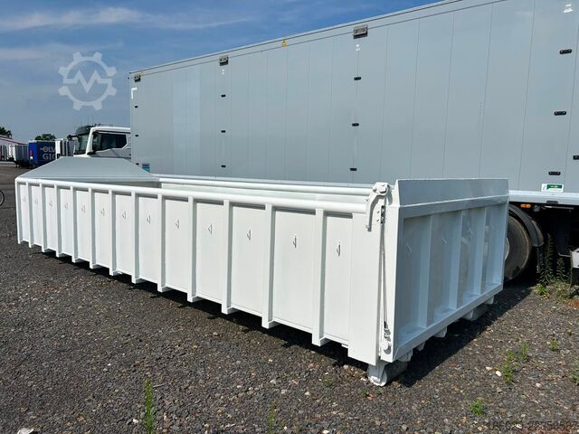 Auflieger-Wechselfahrgestell  Gerbacht Abrollcontainer 15m³ Schwarz oder Weiß