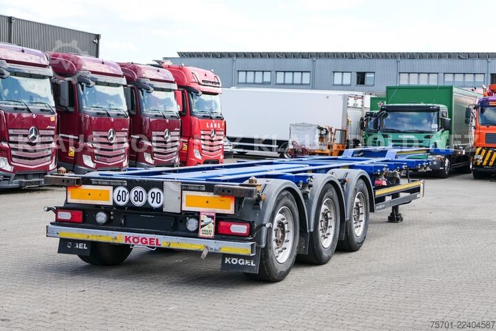 Swap body semitrailer KÖGEL BDF Wechselfahrgestell Liftachse 41,00 t