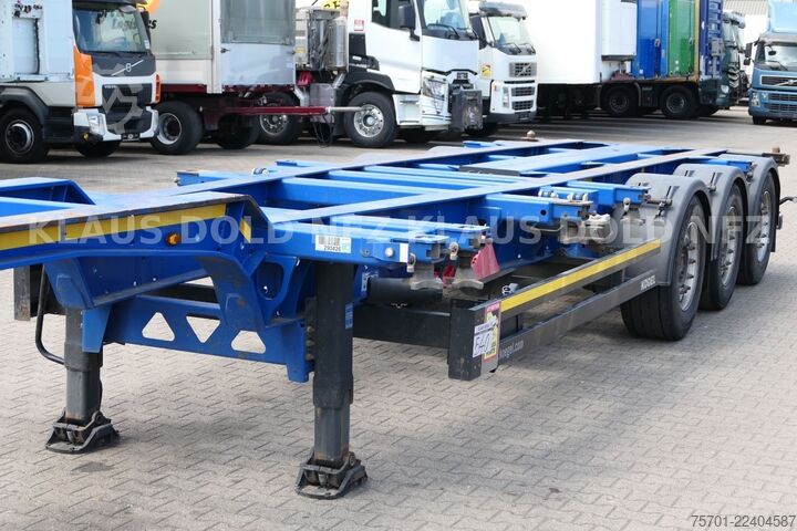 Swap body semitrailer KÖGEL BDF Wechselfahrgestell Liftachse 41,00 t