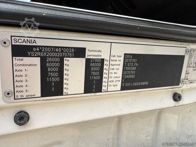 Scania R500 V8 6X2 - Full air suspension - Retarder - Automatic - Euro 5 - 2012 - SCANIA R500 V8  6X2 - FULL AIR - Retarder - AUTOMAAT - Euro 5 - 2012