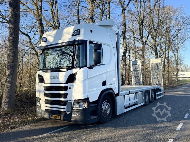 Scania R450 NGS 6X2 Machine Transporter / Low Loader Truck Euro 6 Automatic - Full Air Suspension -  SCANIA R450 NGS 6X2 Machine Transporter / Oprij Vrachtwagen Euro 6 Automaat - Full Air - 2019