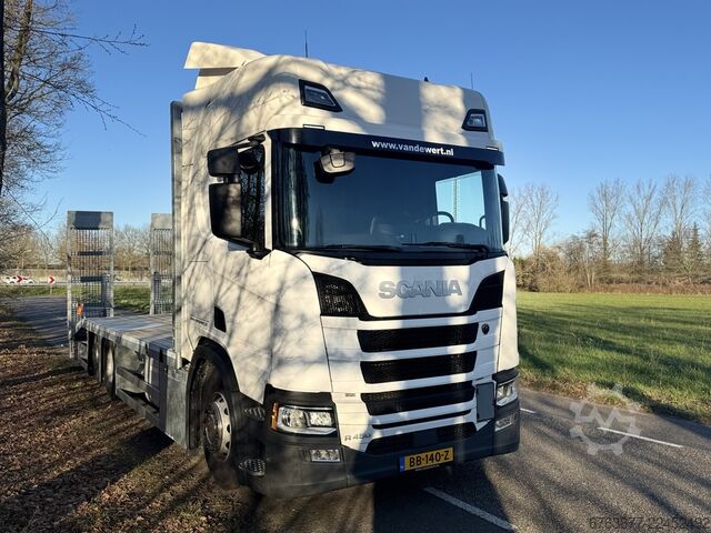 Scania R450 NGS 6X2 Machine Transporter / Low Loader Truck Euro 6 Automatic - Full Air Suspension -  SCANIA R450 NGS 6X2 Machine Transporter / Oprij Vrachtwagen Euro 6 Automaat - Full Air - 2019