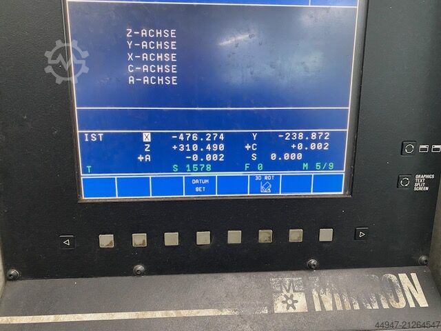 5 Achsen Bearbeitungszentrum MIKRON 74 VH