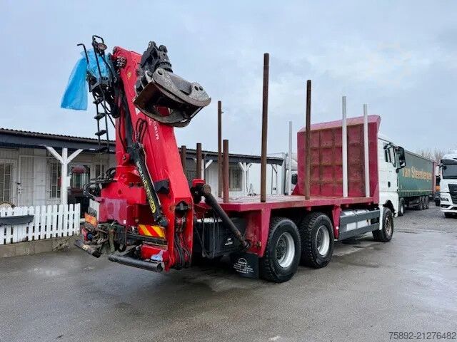 Holztransporter MAN TGX 33.540 6x4/Epsilon M120Z82/Voll Blatt/Eu5
