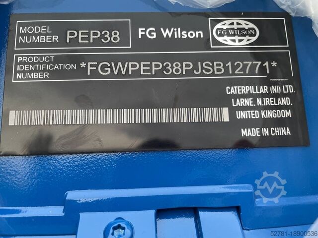 Aggregat FG Wilson P50-3 - 50 kVA Open Genset - DPX-16004-O