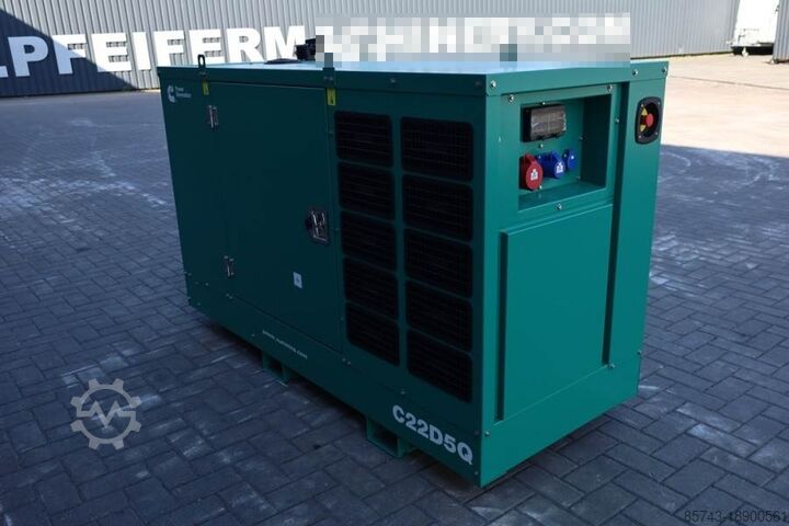 Generator set Cummins C22D5Q Declaration of Conformity, Diesel, 22kVA, A