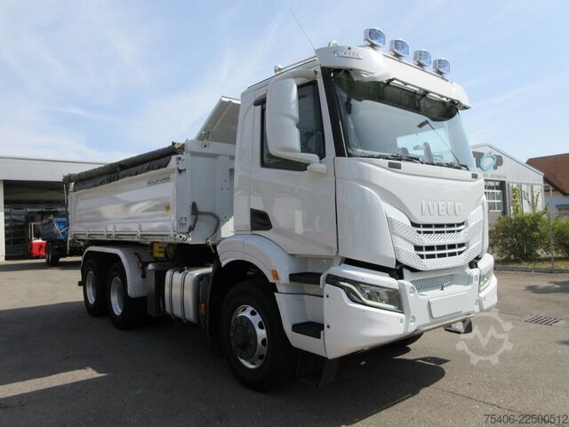 Dreiseitenkipper LKW iveco X-Way 480 AD300XZ 6x6, Hydrodrive, Bordmatic