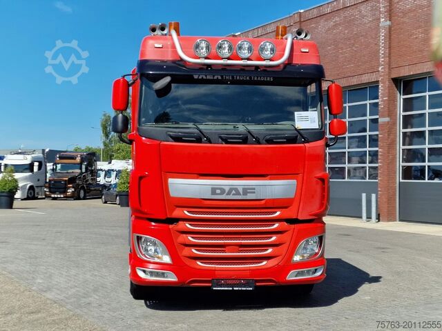 Loading platform DAF XF 410 6x2 SpaceCab - Flatbed - Euro 6 + 2 axle...