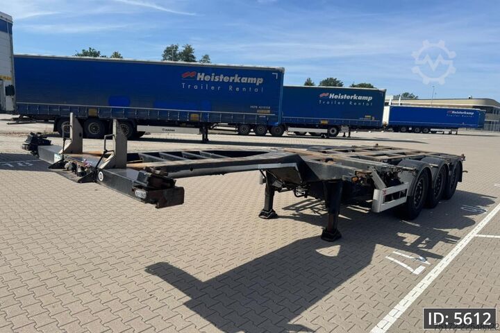 Container transportation Pacton TXD 339 Multi / 2x Extandable / Lift axle / NL ...