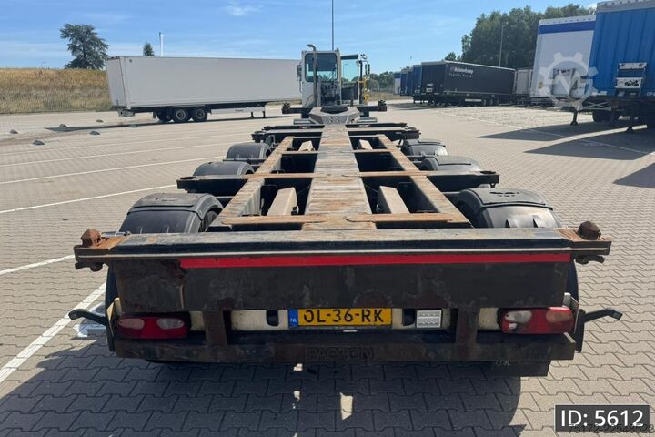 Container transportation Pacton TXD 339 Multi / 2x Extandable / Lift axle / NL ...