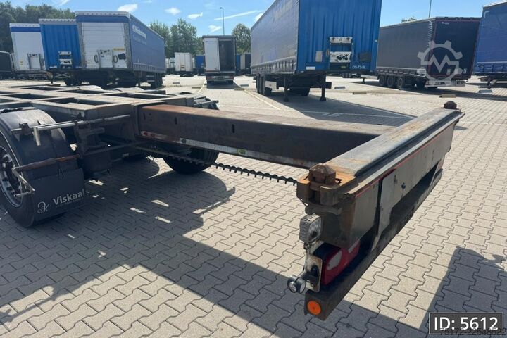 Container transportation Pacton TXD 339 Multi / 2x Extandable / Lift axle / NL ...
