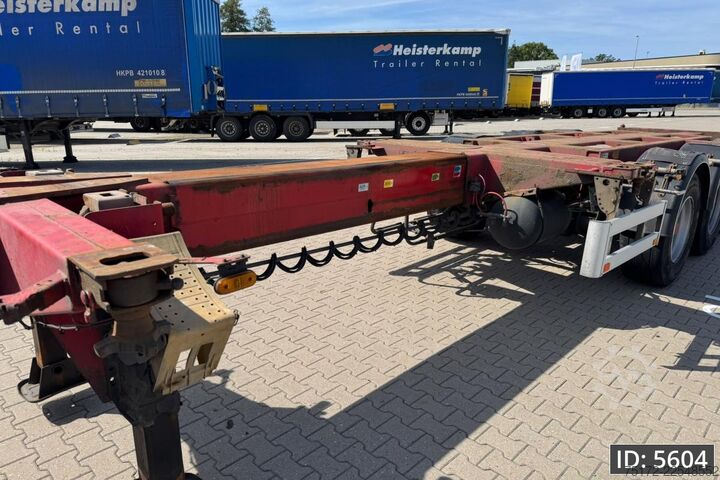 Containertransport Pacton T3-010 Multi / 2x Extandable / Lift axle / NL T...