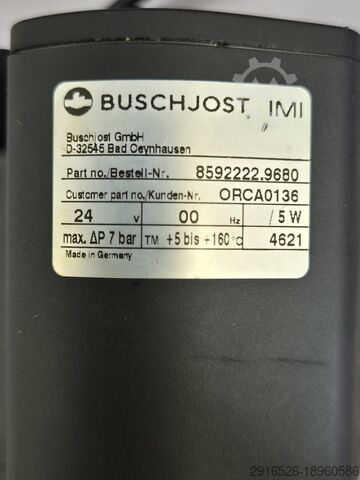Engine control valve / Buschjost IMI Norgren 84900