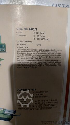 Fahrständerfräsmaschine Sachman VEL 90 MC/I