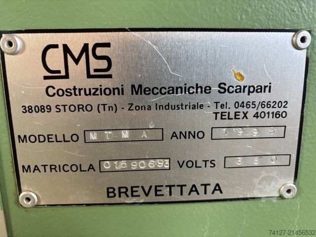 Cube cutting CMC Scarpari MT MA