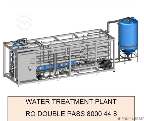 Wasseraufbereitungsanlage SIMPEC und Blue Water Plants SIMPEC RO Double Pass 8000 + Evaporator