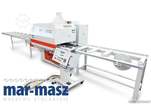 Ketten-Mehrblattkreissäge mit 140 mm Durchlasshöhe RAIMANN KS230 250 ze stołami