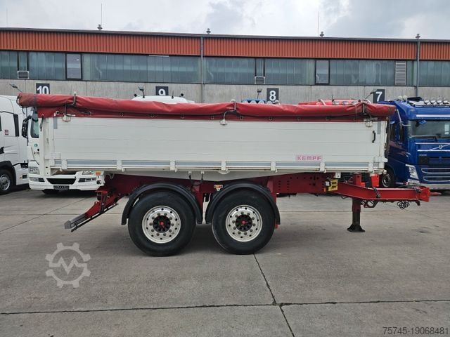 Dreiseitenkipper Anhänger KEMPF GETREIDEKIPPER * SAF-ACHSEN * LIFTACHSE * ALCOA
