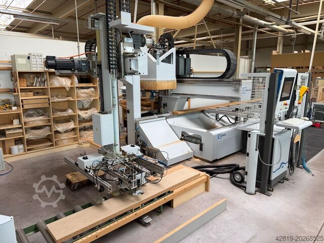 CNC machining center Homag BAZ 322 / 40 / K with edge banding