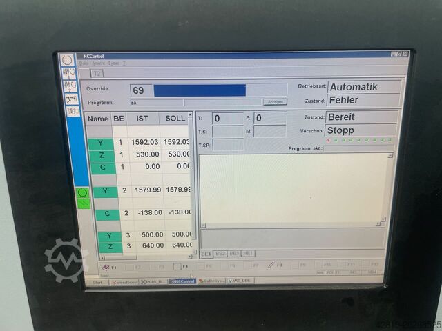 CNC machining center Homag BAZ 322 / 40 / K with edge banding