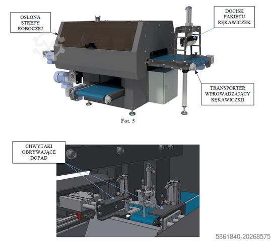 HDPE glove making machine KRAM ARE