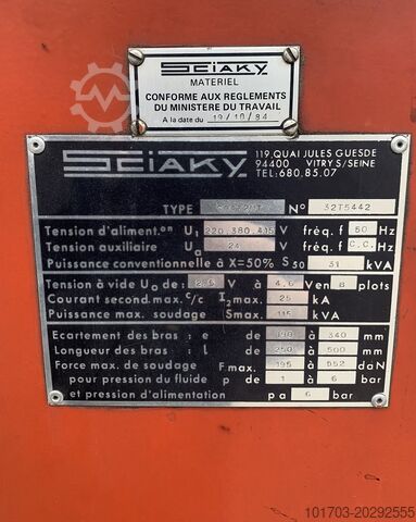 Punktschweißmaschine SCIAKY S0 432 NT
