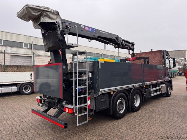 Truck mounted crane MERCEDES-BENZ 2545 Actros 5 L  Baustoffkran HMF  TOP