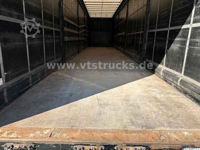 Open semitrailer with tarp KRONE SD Pritsche+ Plane Edscha,Stapler-Aufnahme
