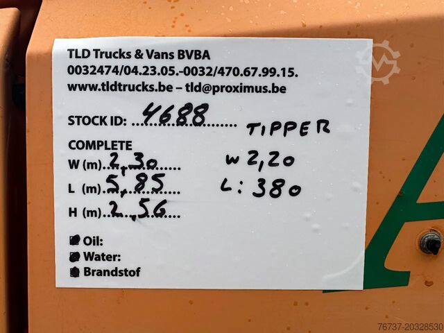 3-sided tipper Mercedes-Benz LK 814 **GERMAN TRUCK-FULL STEEL-4CYL**