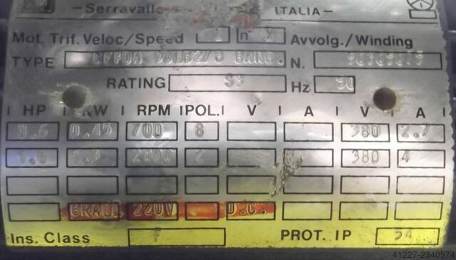 Getriebemotor 0,45/1,3 kW 3,25/15 U/min MGM FCPDA90LB2/8BARD