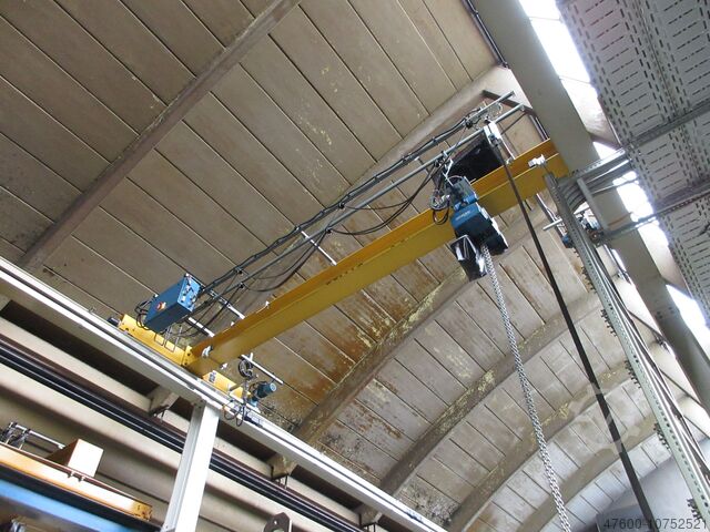 Kranhimmel Kran Hallenkran Kranbahn Demag Portalkran + Kettenzug DC-COM NL 2500Kg Stahlbau 20x5,4m HEB220 HEA240