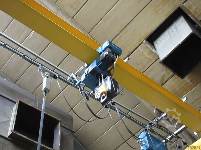 Kranhimmel Kran Hallenkran Kranbahn Demag Portalkran + Kettenzug DC-COM NL 2500Kg Stahlbau 20x5,4m HEB220 HEA240