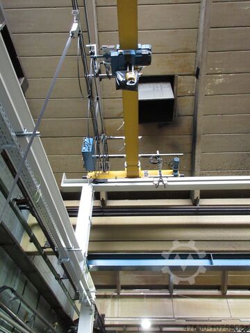 Kranhimmel Kran Hallenkran Kranbahn Demag Portalkran + Kettenzug DC-COM NL 2500Kg Stahlbau 20x5,4m HEB220 HEA240