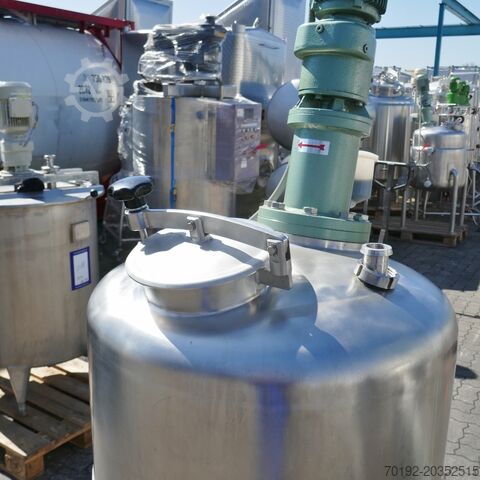180 Liter Rührwerksbehälter aus V2A mit Propellerrührwerk  9900