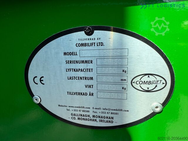 Four-way forklift Combilift C5000E / TRIPLEX 8300MM WIDE POSITIONER