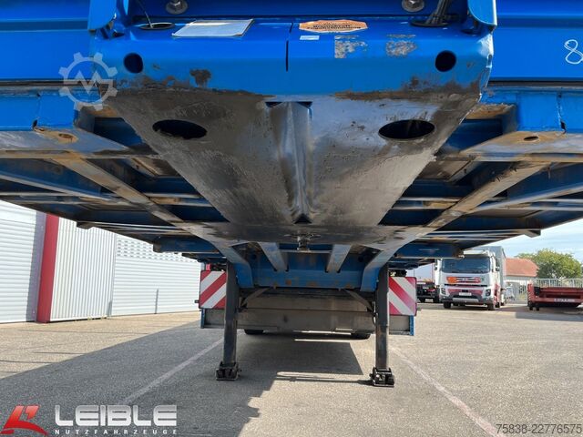 Holztransport Auflieger KRONE SD*Stahl-Matten*Lenkachse*Rungentaschen*Code XL*