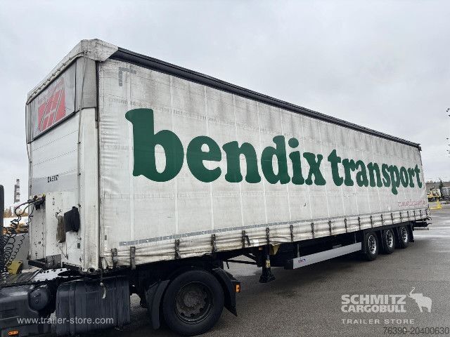 Auflieger mit Pritsche & Plane Schmitz Cargobull Semitrailer Curtainsider Mega