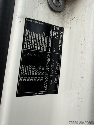 Standard tractor unit MERCEDES-BENZ Actros 1843 Stream Space,  Hydraulik, Retarder,