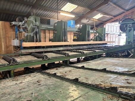 Komplettes Sägewerk (stationär) Brenta Verticale bandzaag / automat. draaiwagen