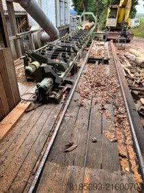 Komplettes Sägewerk (stationär) Brenta Verticale bandzaag / automat. draaiwagen