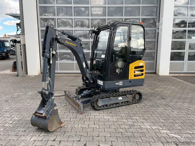 Minibagger Eurotrac HE18CP / 2020 / nur 135h / Löffelpaket