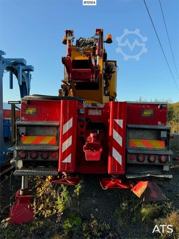 Hubwerkzeug Logset 12F load carrier w/ World Power 180 T/M crane from