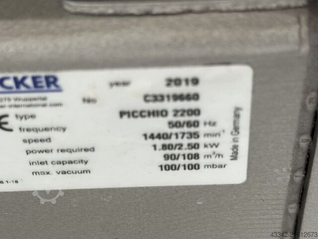 Vakuumpumpe Becker PICCHIO2200